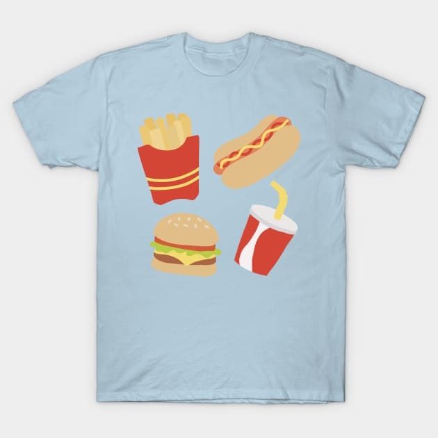 fast food T-Shirt by osnapitzami